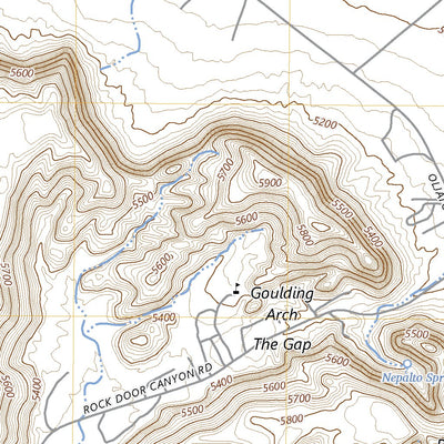 United States Geological Survey Goulding, UT (2023, 24000-Scale) digital map