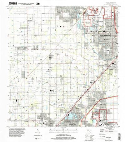 United States Geological Survey Goulds, FL (1994, 24000-Scale) digital map