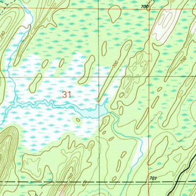 United States Geological Survey Gourley, MI (1989, 24000-Scale) digital map