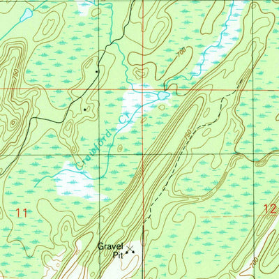 United States Geological Survey Gourley, MI (1989, 24000-Scale) digital map