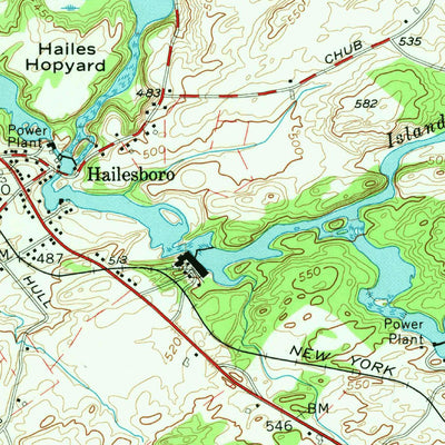 United States Geological Survey Gouverneur, NY (1956, 24000-Scale) digital map