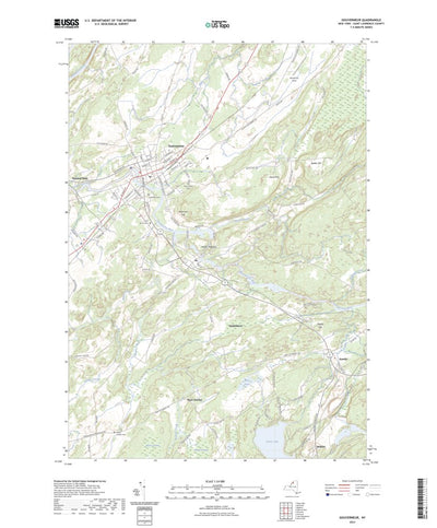 United States Geological Survey Gouverneur, NY (2023, 24000-Scale) digital map