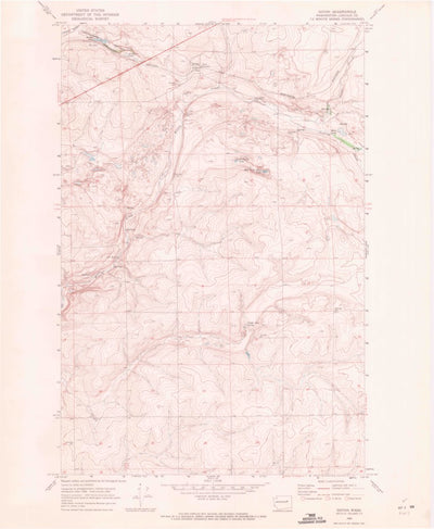 United States Geological Survey Govan, WA (1969, 24000-Scale) digital map