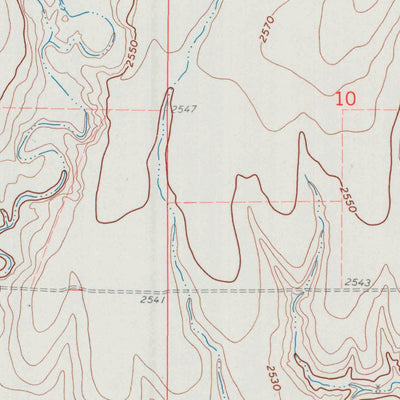 United States Geological Survey Gove NE, KS (1972, 24000-Scale) digital map