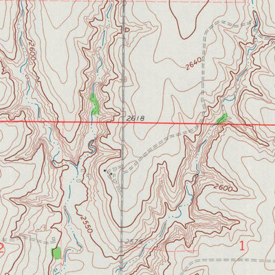 United States Geological Survey Gove NE, KS (1972, 24000-Scale) digital map
