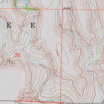 United States Geological Survey Gove SE, KS (1974, 24000-Scale) digital map