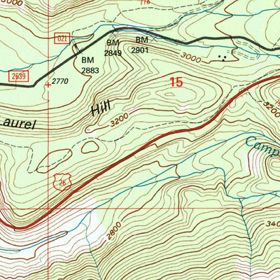 United States Geological Survey Government Camp, OR (1997, 24000-Scale) digital map
