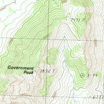 United States Geological Survey Government Peak, NV (1986, 24000-Scale) digital map