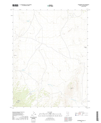 United States Geological Survey Government Peak, NV (2021, 24000-Scale) digital map