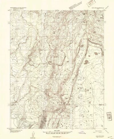 United States Geological Survey Government Point, UT (1953, 24000-Scale) digital map