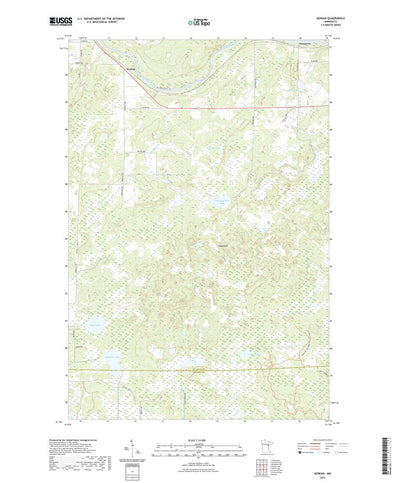 United States Geological Survey Gowan, MN (2022, 24000-Scale) digital map