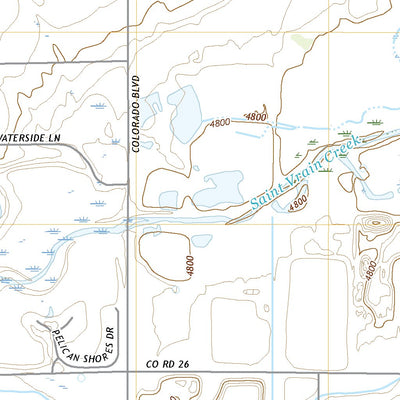 United States Geological Survey Gowanda, CO (2022, 24000-Scale) digital map