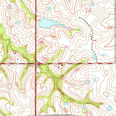 United States Geological Survey Gower, MO (1961, 24000-Scale) digital map