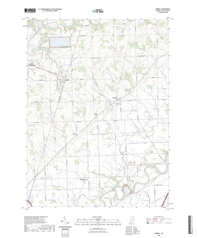United States Geological Survey Grabill, IN (2022, 24000-Scale) digital map