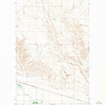 United States Geological Survey Grable Coulee, MT (1964, 24000-Scale) digital map