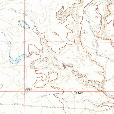 United States Geological Survey Grable Coulee, MT (1964, 24000-Scale) digital map