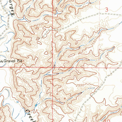 United States Geological Survey Grable Coulee, MT (1964, 24000-Scale) digital map