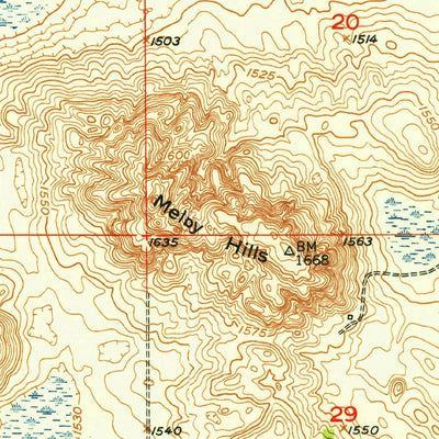 United States Geological Survey Grace City, ND (1950, 24000-Scale) digital map
