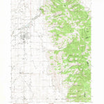United States Geological Survey Grace, ID (1982, 24000-Scale) digital map