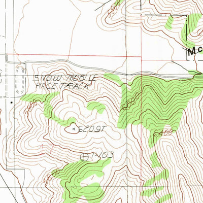 United States Geological Survey Grace, ID (1982, 24000-Scale) digital map