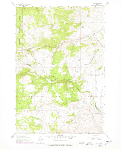 United States Geological Survey Grace, MT (1963, 24000-Scale) digital map