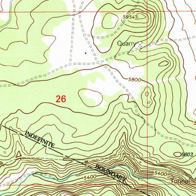 United States Geological Survey Grace, MT (1996, 24000-Scale) digital map