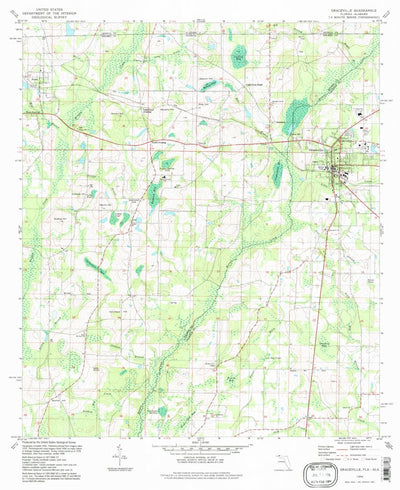 United States Geological Survey Graceville, FL-AL (1994, 24000-Scale) digital map