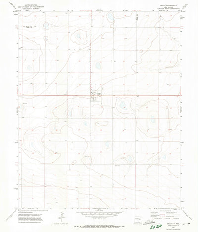 United States Geological Survey Grady, NM (1971, 24000-Scale) digital map