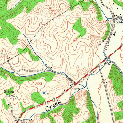 United States Geological Survey Gradyville, KY (1953, 24000-Scale) digital map