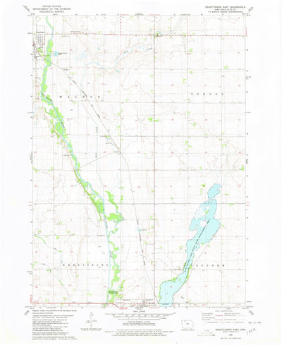 United States Geological Survey Graettinger East, IA (1980, 24000-Scale) digital map