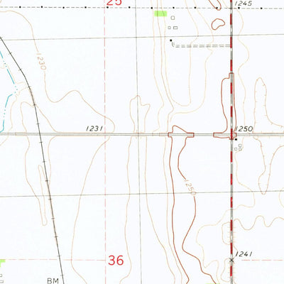 United States Geological Survey Graettinger East, IA (1980, 24000-Scale) digital map
