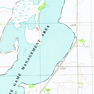 United States Geological Survey Graettinger East, IA (1980, 24000-Scale) digital map