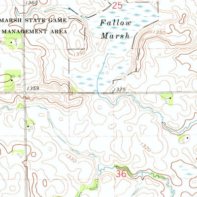 United States Geological Survey Graettinger West, IA (1972, 24000-Scale) digital map
