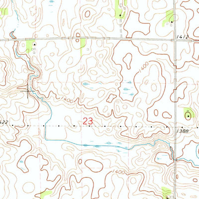 United States Geological Survey Graettinger West, IA (1972, 24000-Scale) digital map
