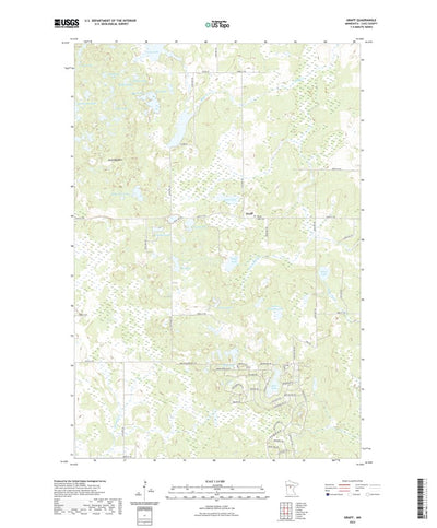 United States Geological Survey Graff, MN (2022, 24000-Scale) digital map