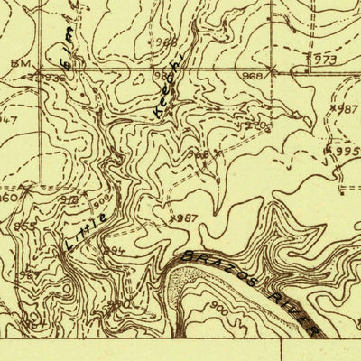 United States Geological Survey Graford West, TX (1924, 48000-Scale) digital map