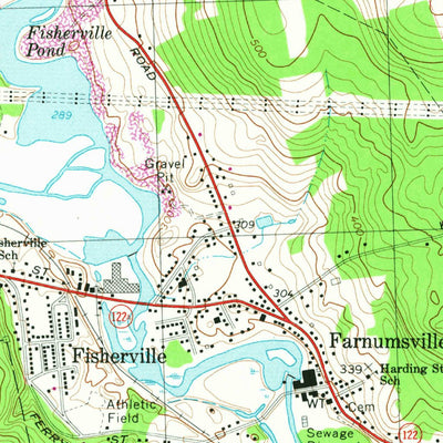 United States Geological Survey Grafton, MA (1969, 25000-Scale) digital map