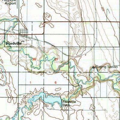 United States Geological Survey Grafton, ND-MN (1985, 100000-Scale) digital map