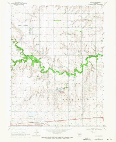 United States Geological Survey Grafton, NE (1969, 24000-Scale) digital map