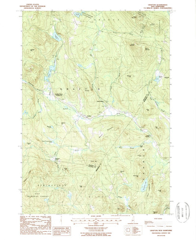 United States Geological Survey Grafton, NH (1987, 24000-Scale) digital map