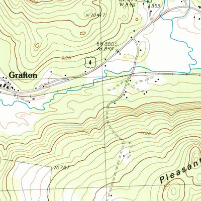 United States Geological Survey Grafton, NH (1987, 24000-Scale) digital map