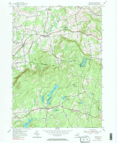 United States Geological Survey Grafton, NY (1954, 24000-Scale) digital map