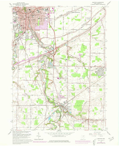 United States Geological Survey Grafton, OH (1963, 24000-Scale) digital map