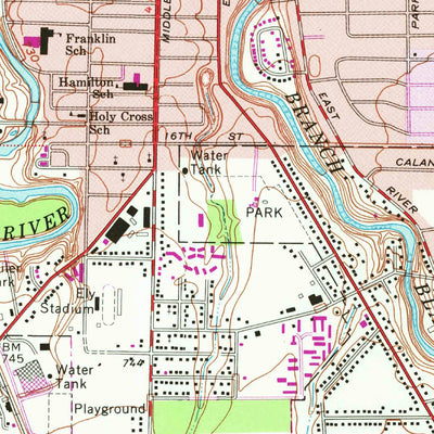 United States Geological Survey Grafton, OH (1963, 24000-Scale) digital map