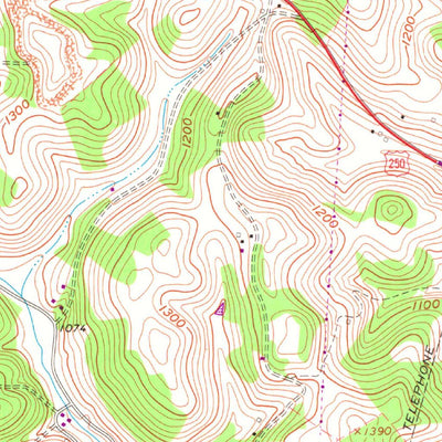 United States Geological Survey Grafton, WV (1960, 24000-Scale) digital map