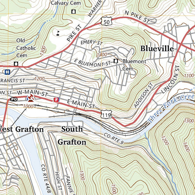 United States Geological Survey Grafton, WV (2023, 24000-Scale) digital map