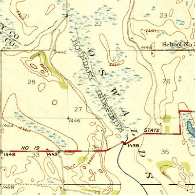 United States Geological Survey Graham Island, ND (1932, 62500-Scale) digital map