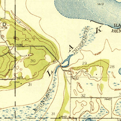 United States Geological Survey Graham Island, ND (1932, 62500-Scale) digital map