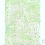 United States Geological Survey Graham Peak, WY (1967, 24000-Scale) digital map