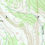 United States Geological Survey Graham Peak, WY (1967, 24000-Scale) digital map